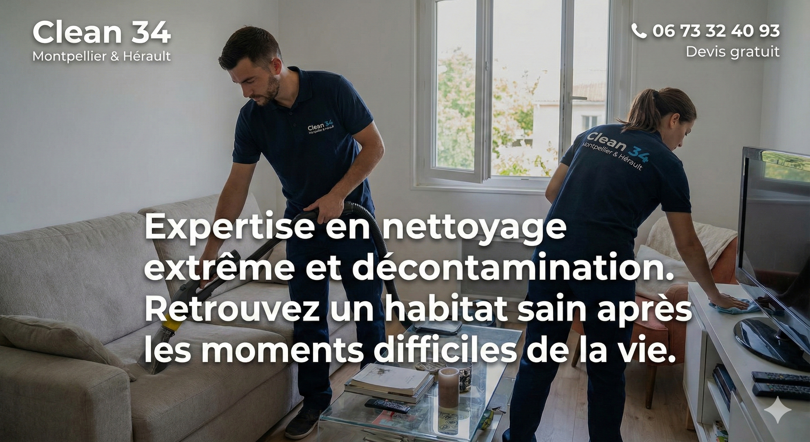 Expertise Clean 34 en nettoyage extrême